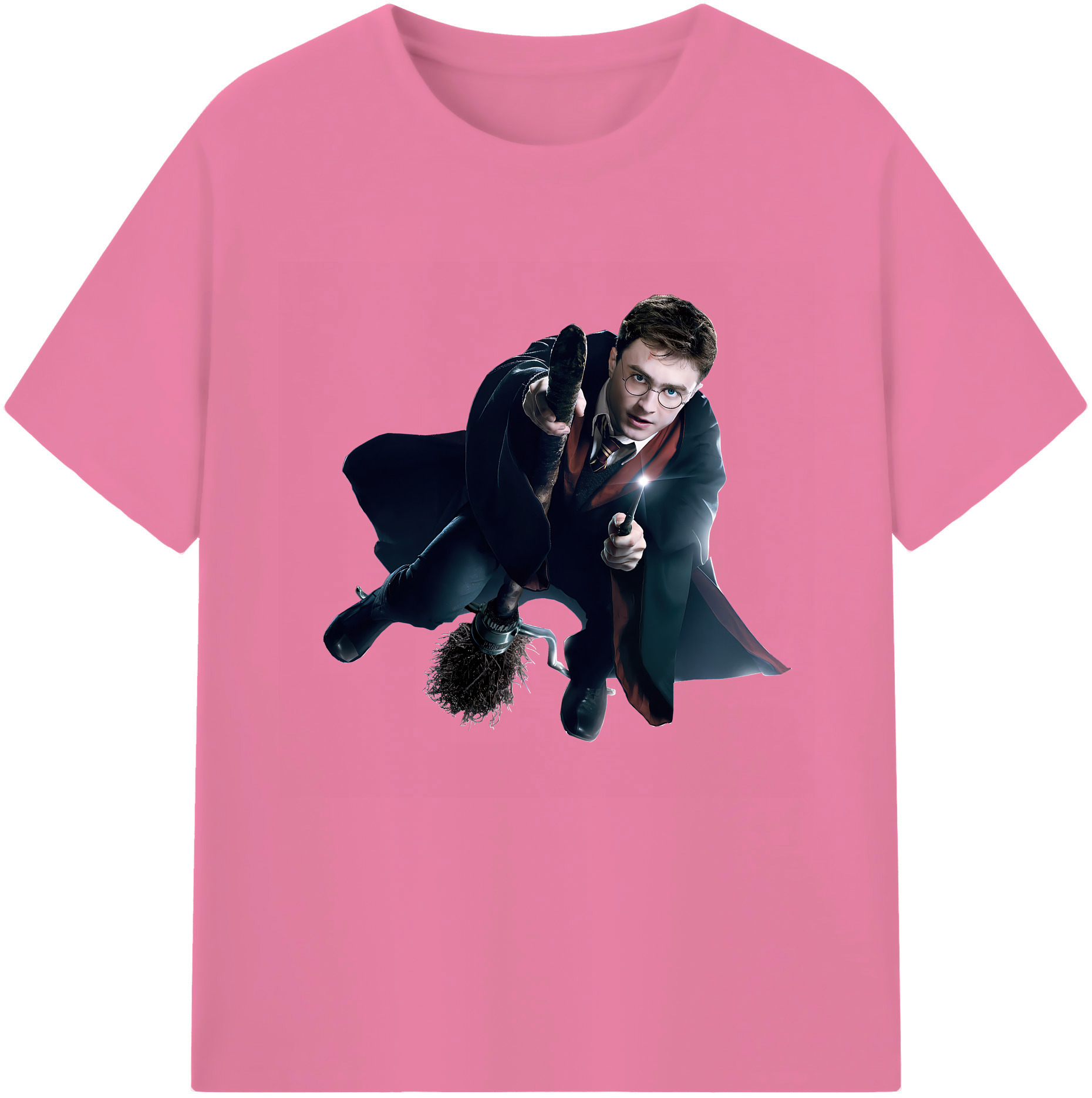（画像用） Harry Potter ハリー・ポッターシリーズ 綿100％半袖Tシャツ（フロントプリント）